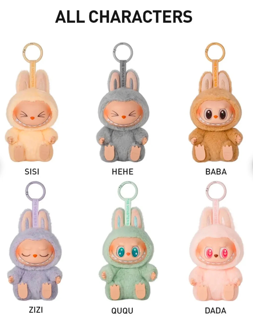 The Monsters Labubu Have a seat collection